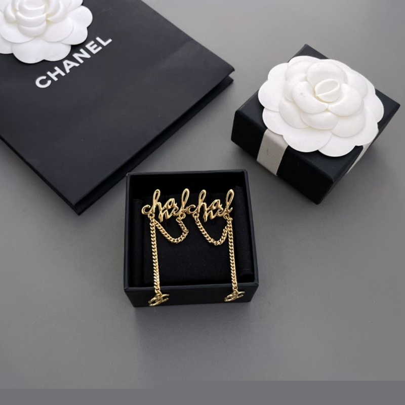Ch*el earrings